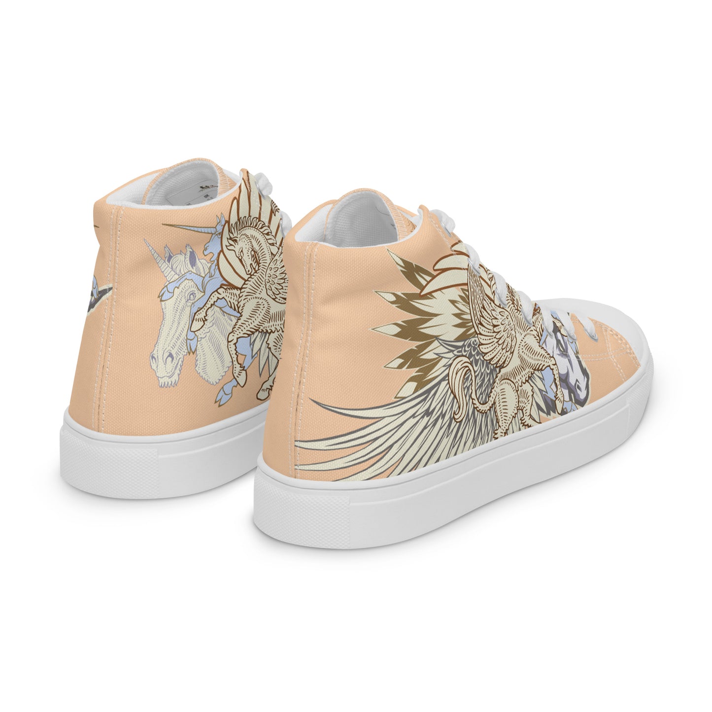 Pegasus Foemina high top canvas shoes